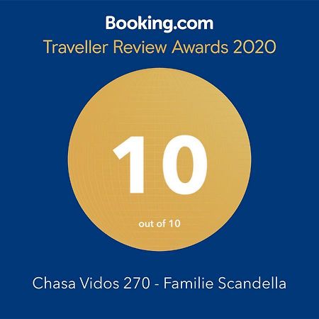 Chasa Vidos 270 - Familie Scandella Sent Dış mekan fotoğraf